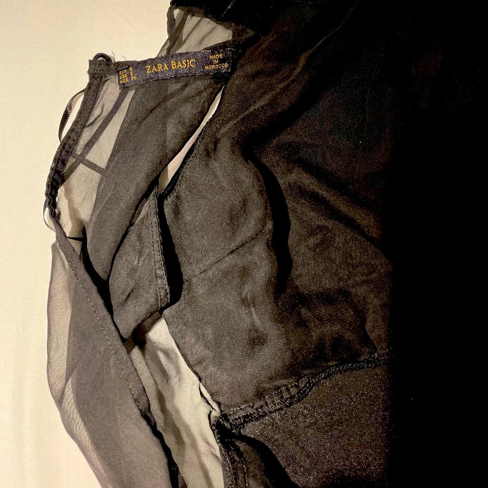 Zara long black dress pants - perfect for a night out